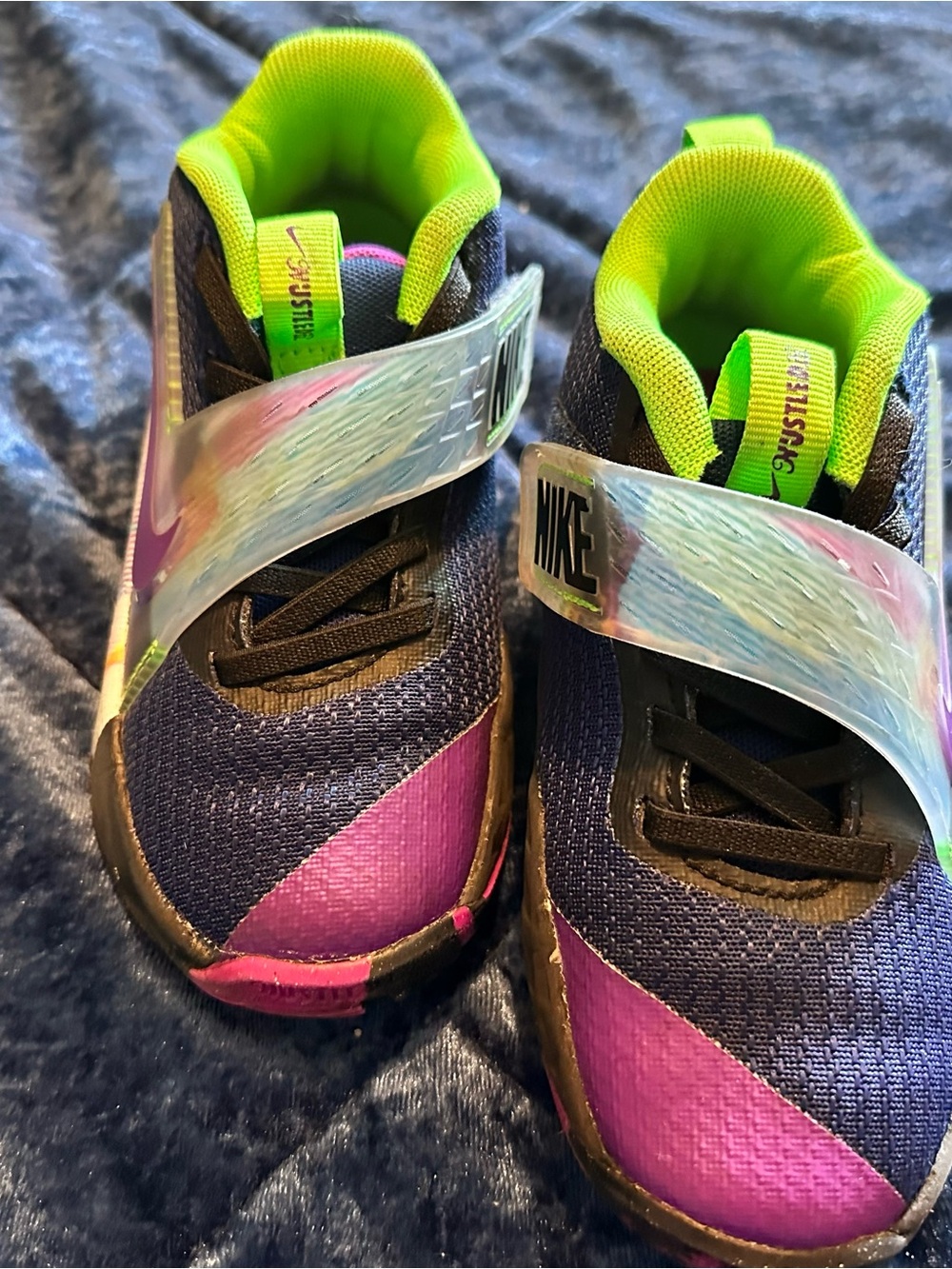Nike Team Hustle D 12 SE PS Blue Void Purple Kids